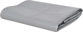 vidaXL Lona 650 G/m&sup2; 4x5 M Gris Vidaxl