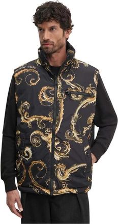 Versace Jeans Couture Omkeerbaar Dons Gilet - Heren - Bodywarmers - Veelkleurig - M - Leer - Jassen