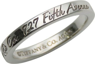 Tiffany & Co. Silver Silver 925 Band Ring (Pre-Owned)