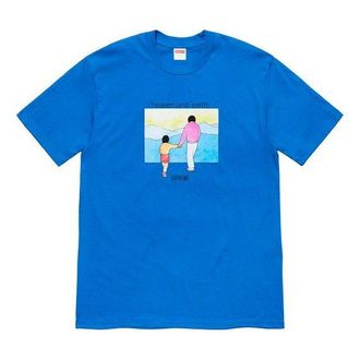SUPREME FW19 Week 1 Heaven and Earth Slate Tee SUP-FW19-197