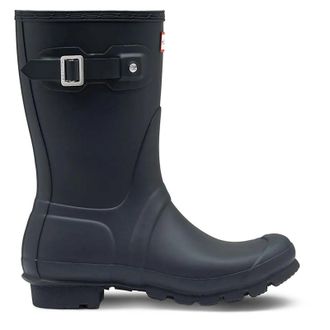 Hunter Original Short Rubber Womens Wellingtons Boots - Navy - Size:UK 4