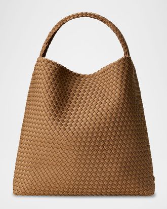 Naghedi Nomad Large Woven Hobo Bag