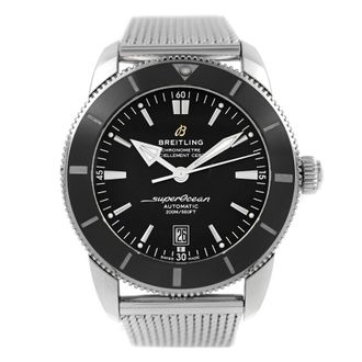 Breitling Pre-owned Breitling Superocean Heritage II Automatic Chronometer Black Dial Mens Watch AB2020