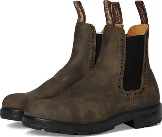 Blundstone BL1351 Boots Womens Rustic Brown Leather Ankle Chelsea ZOGG3550