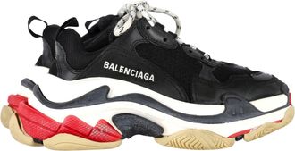 Balenciaga Pre-owned Womens Triple S Sneakers in Black - Size EU 35