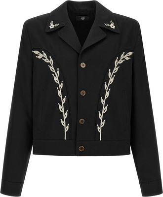 Amiri Western Jacket - Heren - Zomerjassen - Zwart - M - Jassen