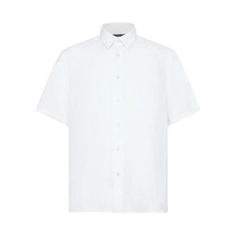low brand Short Sleeve Shirts, male, White, Size: XL Short Sleeve Shirt