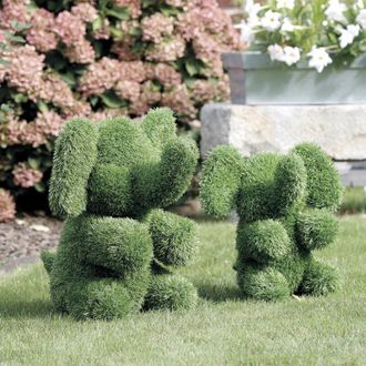 Nortene Nortene - Figura Decorativa Plush Elphy 35x35x50 Cm Verde