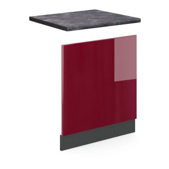 Vicco Panel frontal R-Line, Rojo, 60 cm ap Antracita Vicco