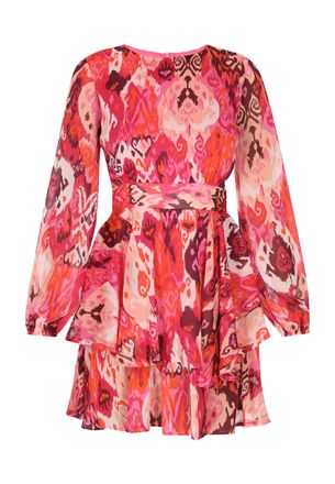 Izia Jurk Dames Roze Veelkleurig