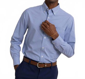 Southern Tide Intercoastal Sport Shirt In Seven Seas Blue