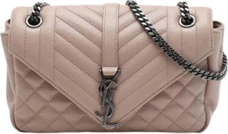 Saint Laurent Pre-owned The College Shoulder Bag - - Pre-owned - Donna - Beige - ONE SIZE
