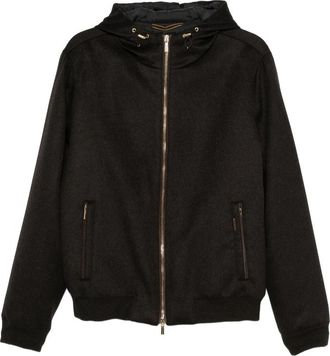 Moorer Zip-up Hooded Jacket