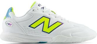 New Balance Unisex 442 Elite IN V3 en Blanco/Verde, Talla 44.5