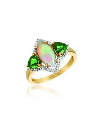 Le Vian 14K 1.77 ct. tw. Diamond & Opal Chrome Diopside Ring