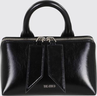 The Attico Mini borsa a mano Friday in pelle di vitello liscia con logo lettering