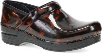 Dansko Professional Clog in Tortoise Patent at Nordstrom, Size 43