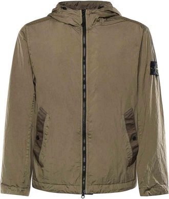 Stone Island Nylon Rep Jacket With Logo