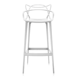 Kartell Masters Barhocker H 75 cm, weiss