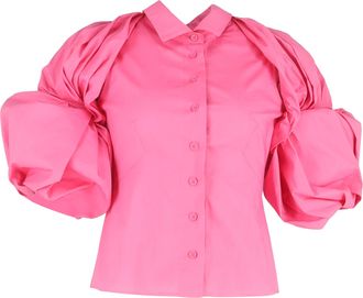 Jacquemus Jacquemus La Chemise Maraca overhemd in roze katoen