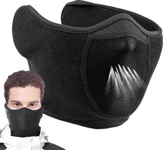 Generic Face Covering for Skiing | Warm Half Face Covering for Motorcycling - Adjustable Winter Must-Have Face Cover for Skiing Snowboarding Motorcycling Blac