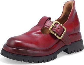 A.S.98 Dax Lug Sole Pump in Cranberry at Nordstrom, Size 10.5-11Us