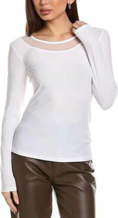 Joseph Ribkoff Mesh Neckline Top