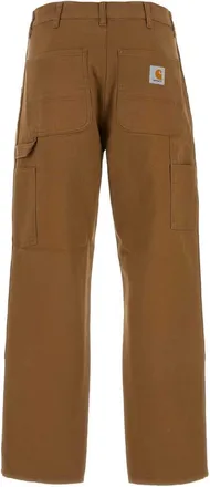 Carhartt Work in Progress Mens Double Knee Pant Cargo Brown Organic Cotton Canvas