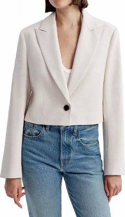 A.L.C. Cam Single-Button Closure Jacket In Buttercream