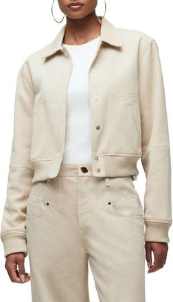 Hudson Suede Bomber Jacket in Oxford Tan Suede at Nordstrom Rack, Size X-Small