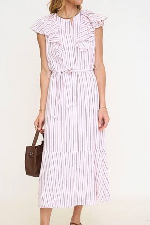 FRNCH Lagoinha Dress In Pink