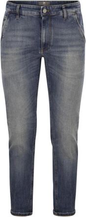 Pantaloni Torino Indie Jeans - Heren - Slim Fit Jeans - Blauw - W36 - Katoen - Jeans