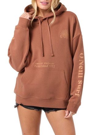 O'Neill Chore Break Oversize Hoodie in Carob Brown at Nordstrom, Size X-Small