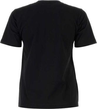 Burberry Womens Black Cotton T-Shirt