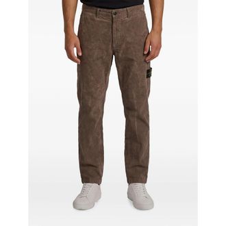 Stone Island Terra-effect Corduroy Trousers