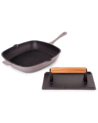 Berghoff Berghoff Neo 2Pc Cast Iron Oyster Grill Set