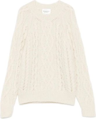 Isabel Marant Maglione con lavorazione intrecciata - Bianco