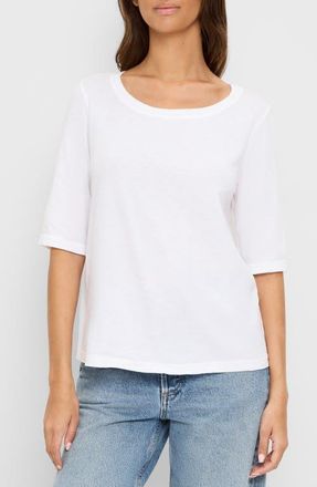 Michael Stars Swing Tee in White at Nordstrom