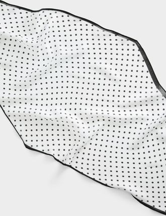 Simons Womens Polka dot diamond scarf