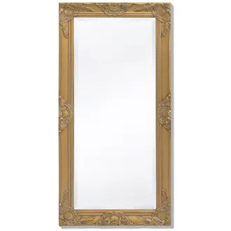 vidaXL Espejo De Pared Estilo Barroco Dorado 100x50 Cm Vidaxl