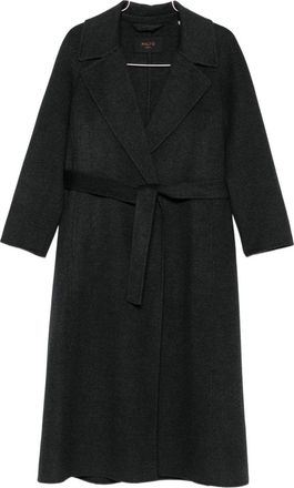 Palt&ograve; Womens Paola Wool Coat - Dark Grey - Size EU 44 (Womens)
