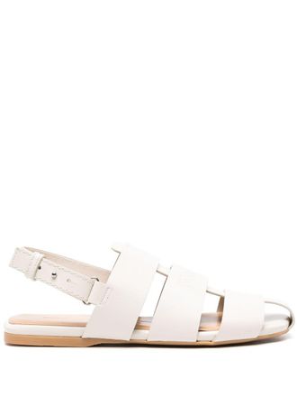 J.W.Anderson Slingback Fisherman leather sandals - Neutrals