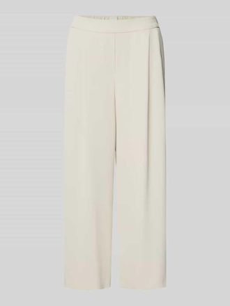 Jake*s Wide Leg Culotte mit Bundfalten in Ecru, Größe 42