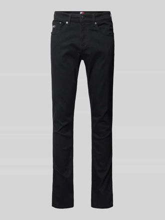 Tommy Jeans Slim Fit Jeans im 5-Pocket-Design Modell SCANTON in Black, Größe 29/32