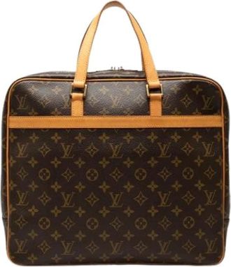 Louis Vuitton Pre-owned Porte-Documents Pegase - Dames - Vintage Handtas - Bruin - ONE Size - Leer - Vintage