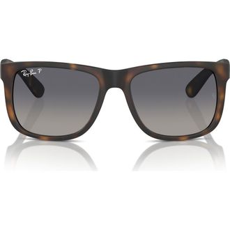 Ray-Ban Justin 54mm Polarized Sunglasses in Blue Havana at Nordstrom