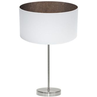 Fabrilamp Fabrilamp - Sobremesa Tatiana 1xe27 Niquel/blanco-oxido 63x30x30 Cm