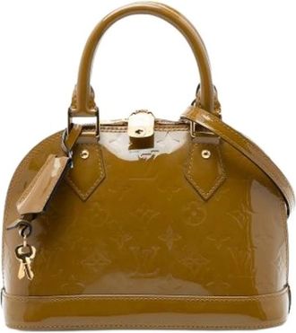 Louis Vuitton Pre-owned Handbags, female, Green, Size: ONE SIZE Pre-owned Alma BB