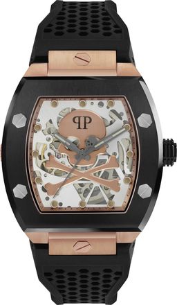 Philipp Plein The $keleton Mens Black Watch PWBAA0121 Silicone - One Size