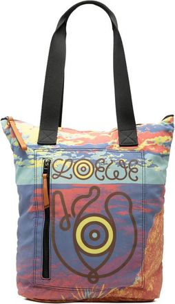 Loewe Pre-owned LOEWE Printed Nylon Eye Loewe Nature Tote Ladies TKVF7PEZJSCL07TN